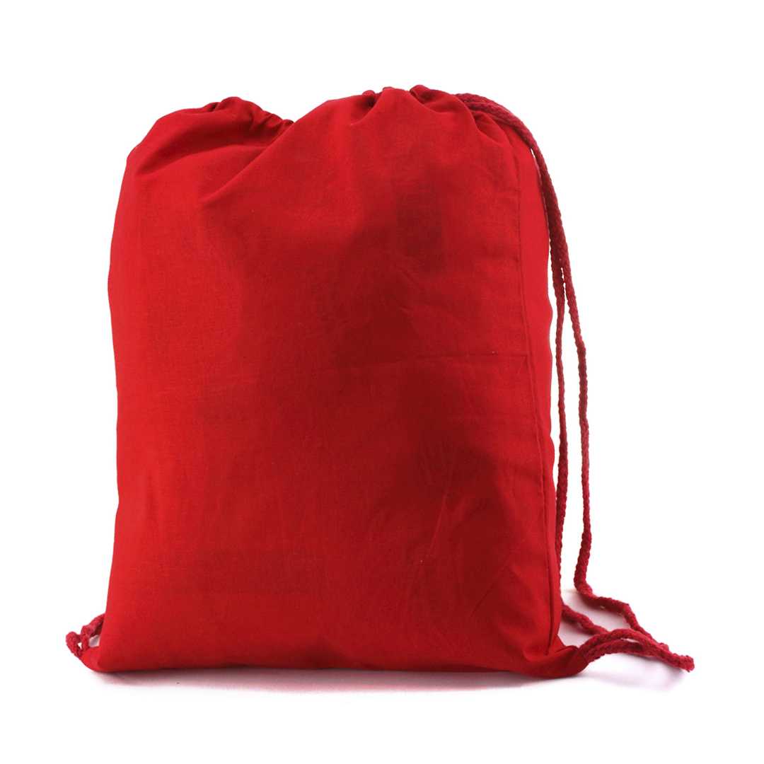 Bolsa mochila de cuerdas en algodón personalizada
